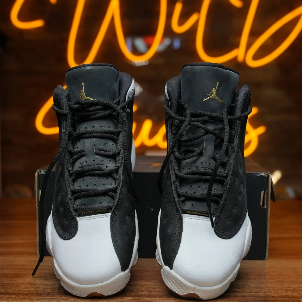 Air Jordan 13 ブラック/ゴールド Jordan 13 Retro Black Metallic Gold (GS) | eBay