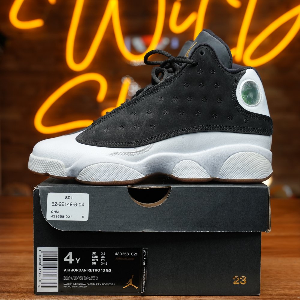 Jordan retro 13 black white new arrivals