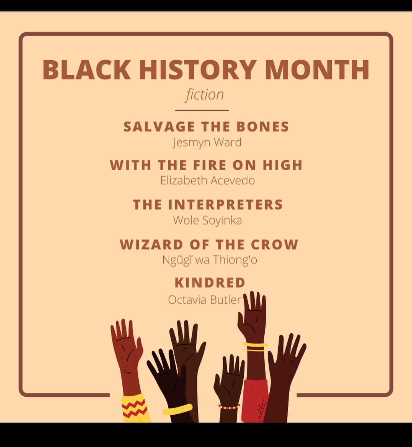 Black voices should always be heard and celebrated, not just during Black History Month. Red Weather compiled a list of our favorite works written by black authors. Please take a moment to check out some of these amazing literary pieces!