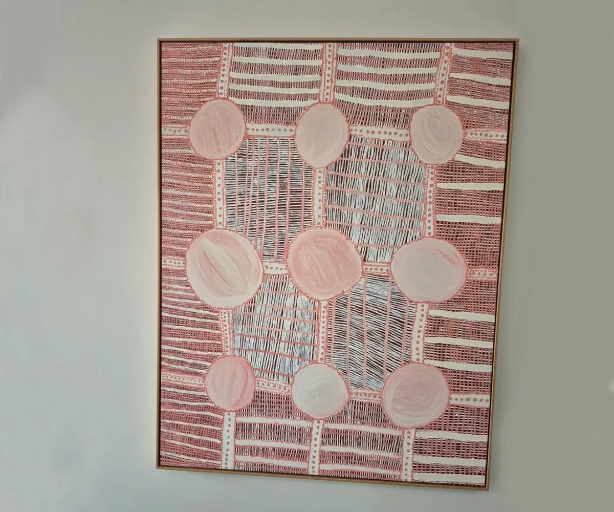 Framed artwork from this client's order