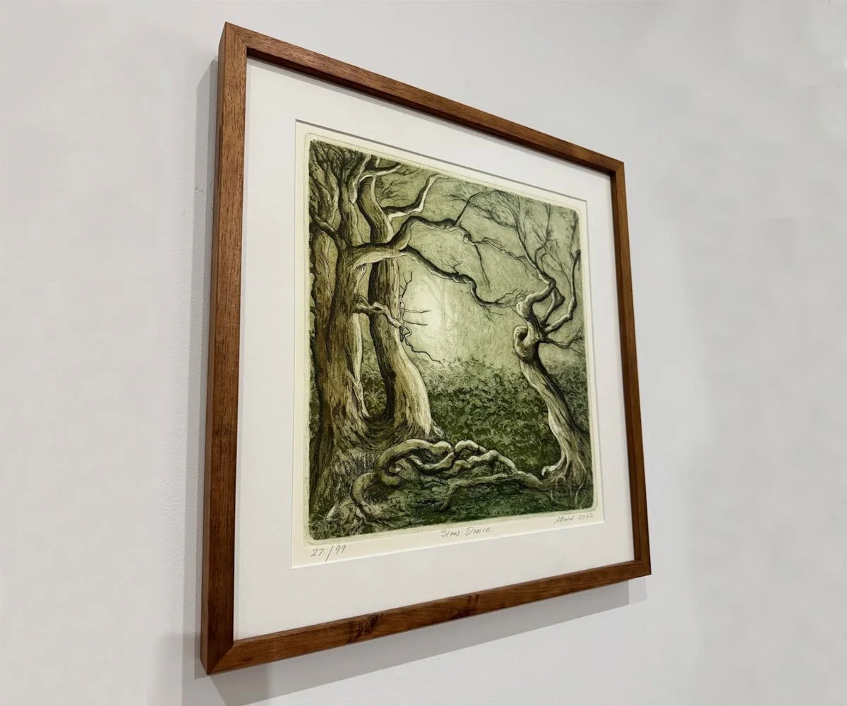 Framed artwork from this client's order