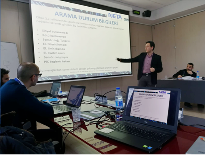 Training to Turkish Red Crescent about VSAT Drive-away and Fly-away antennas systems