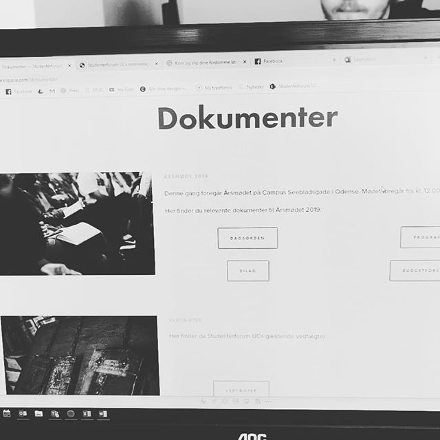 Vi glæder os til Årsmøde på søndag! Find alle dokumenterne på vores spritnye hjemmeside! 😀 www.sfuc.dk
