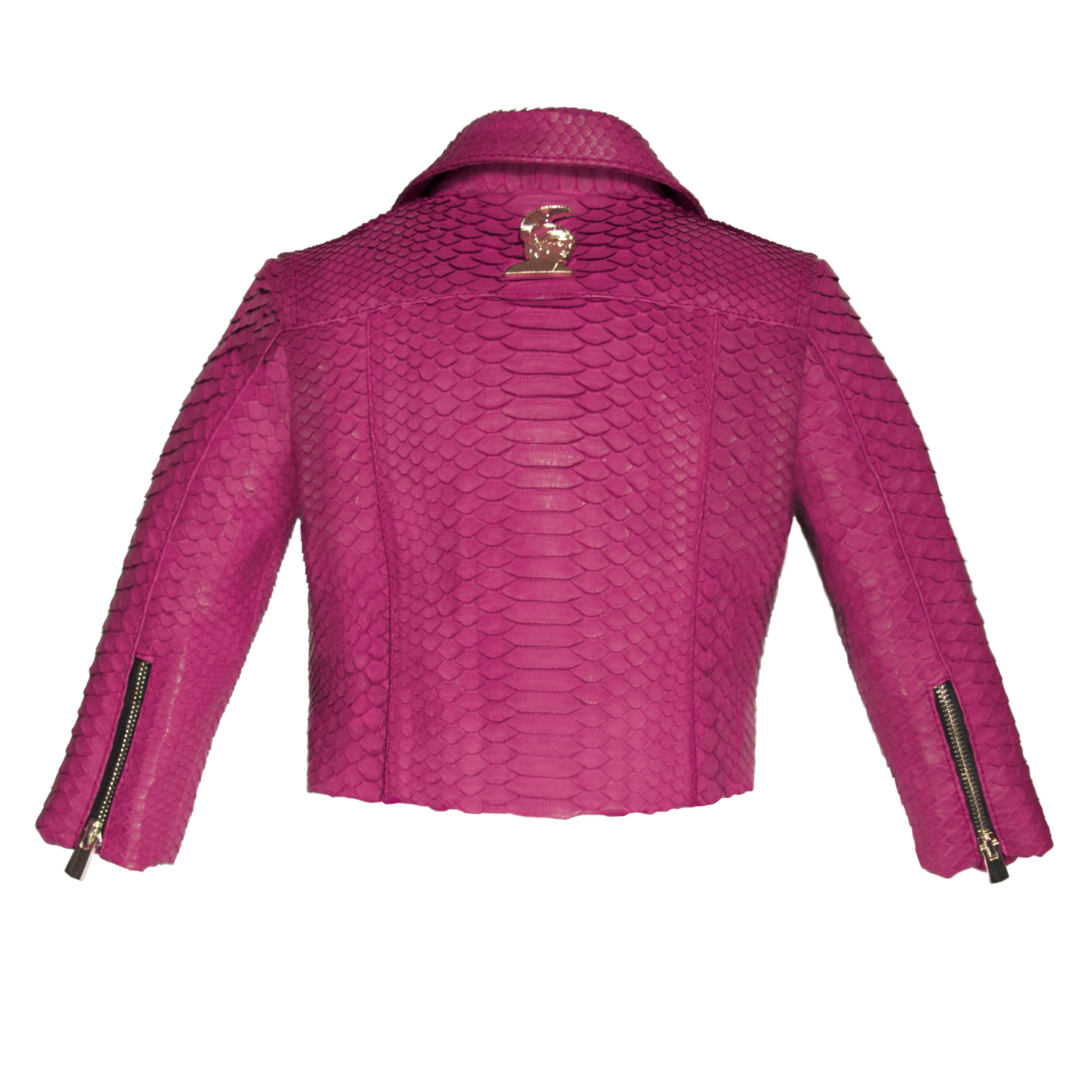 Klaverweide Baby Biker Jacket Pink Python 4.jpg
