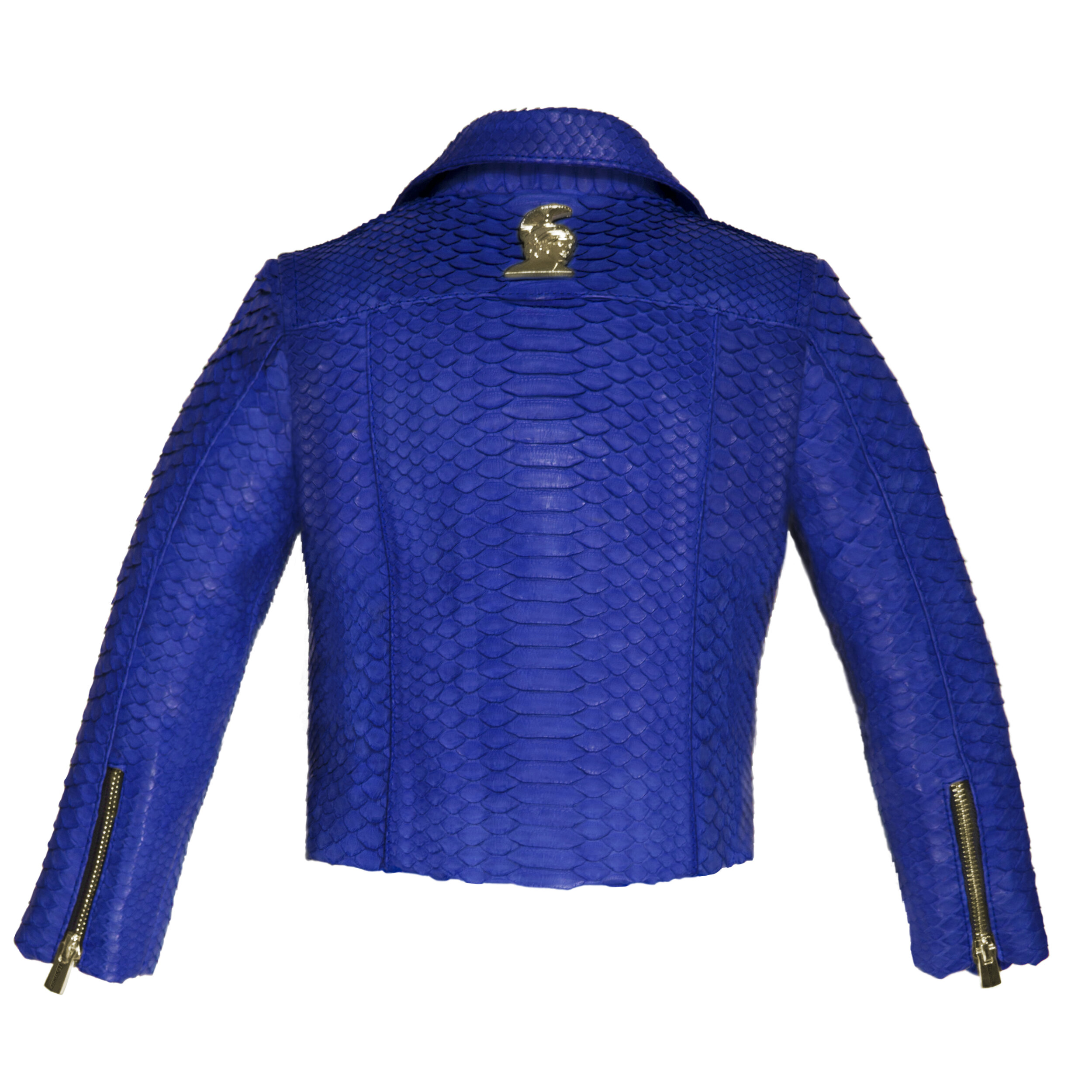 Klaverweide kids biker jacket Blue Python 2.jpg