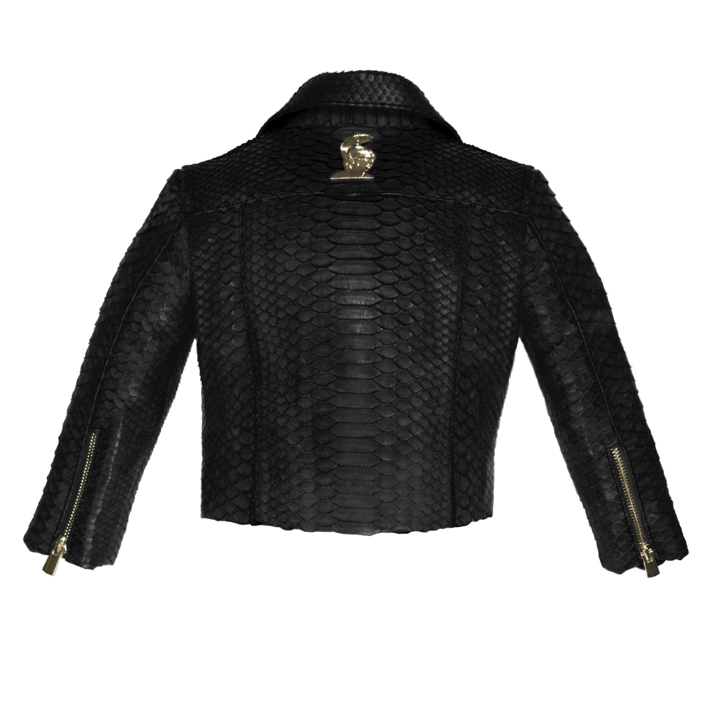 Klaverweide Baby Biker Jacket Black Python 4.jpg