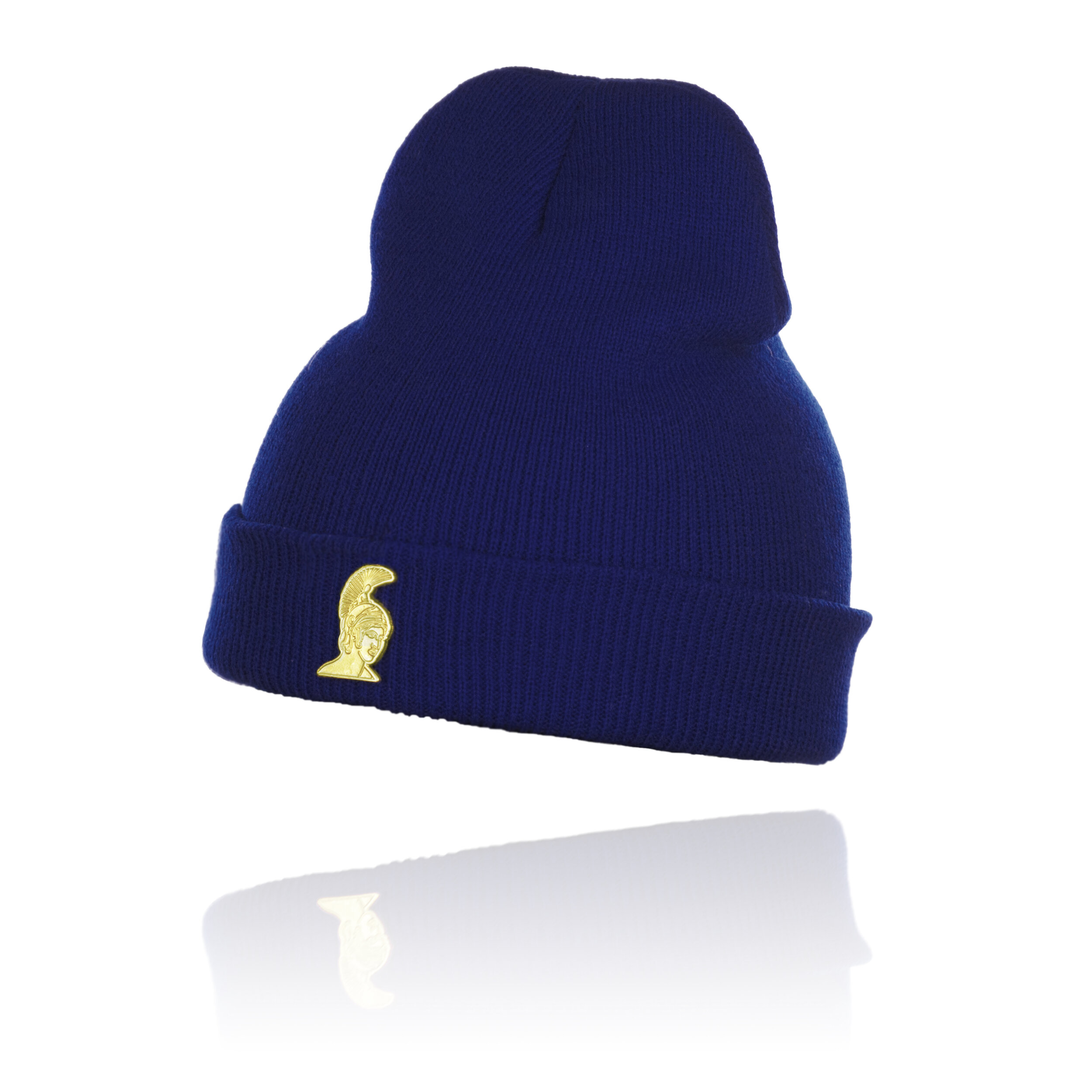 Blue plain edition beanie hatt 2.jpg