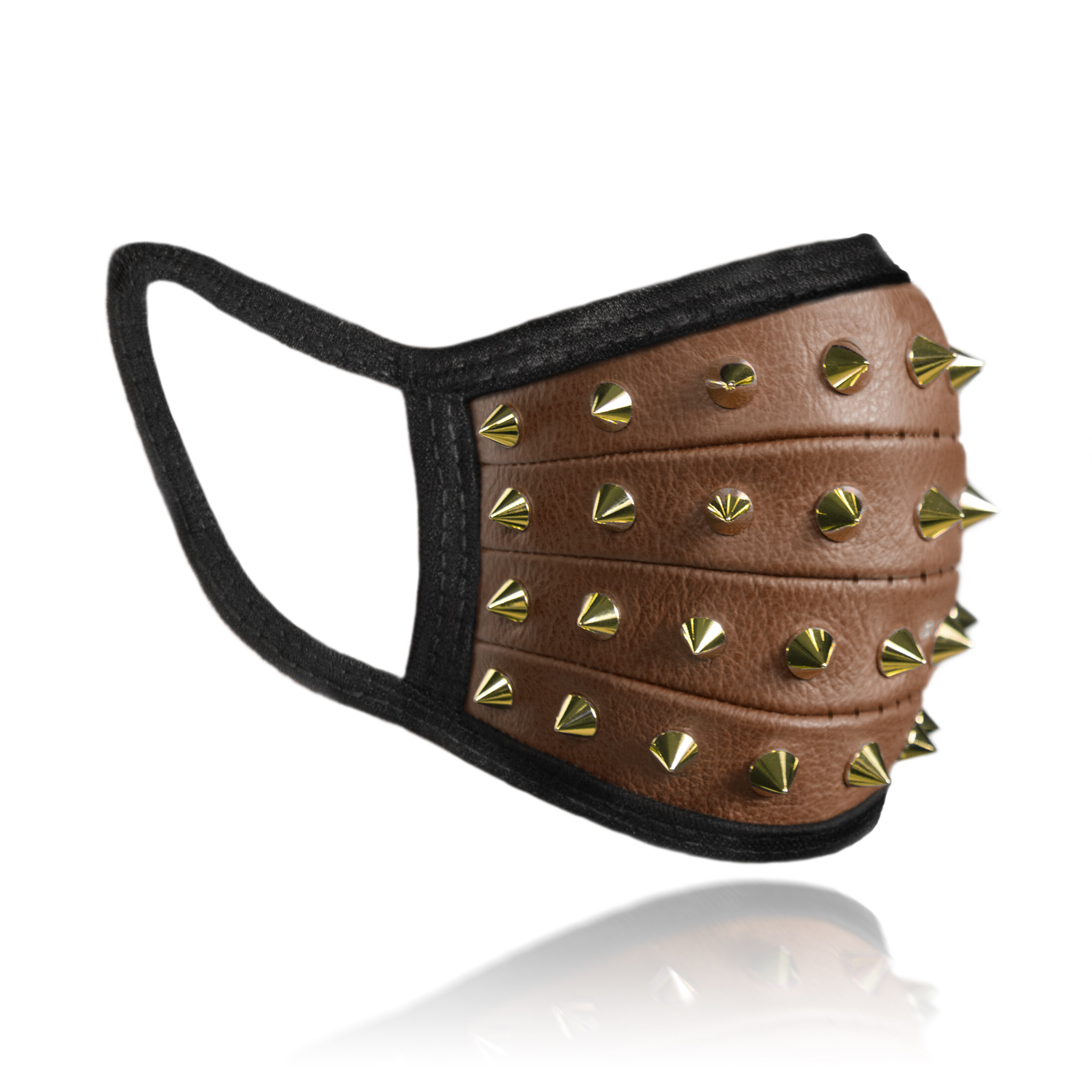 facemasks spiked Brown 2222.jpg
