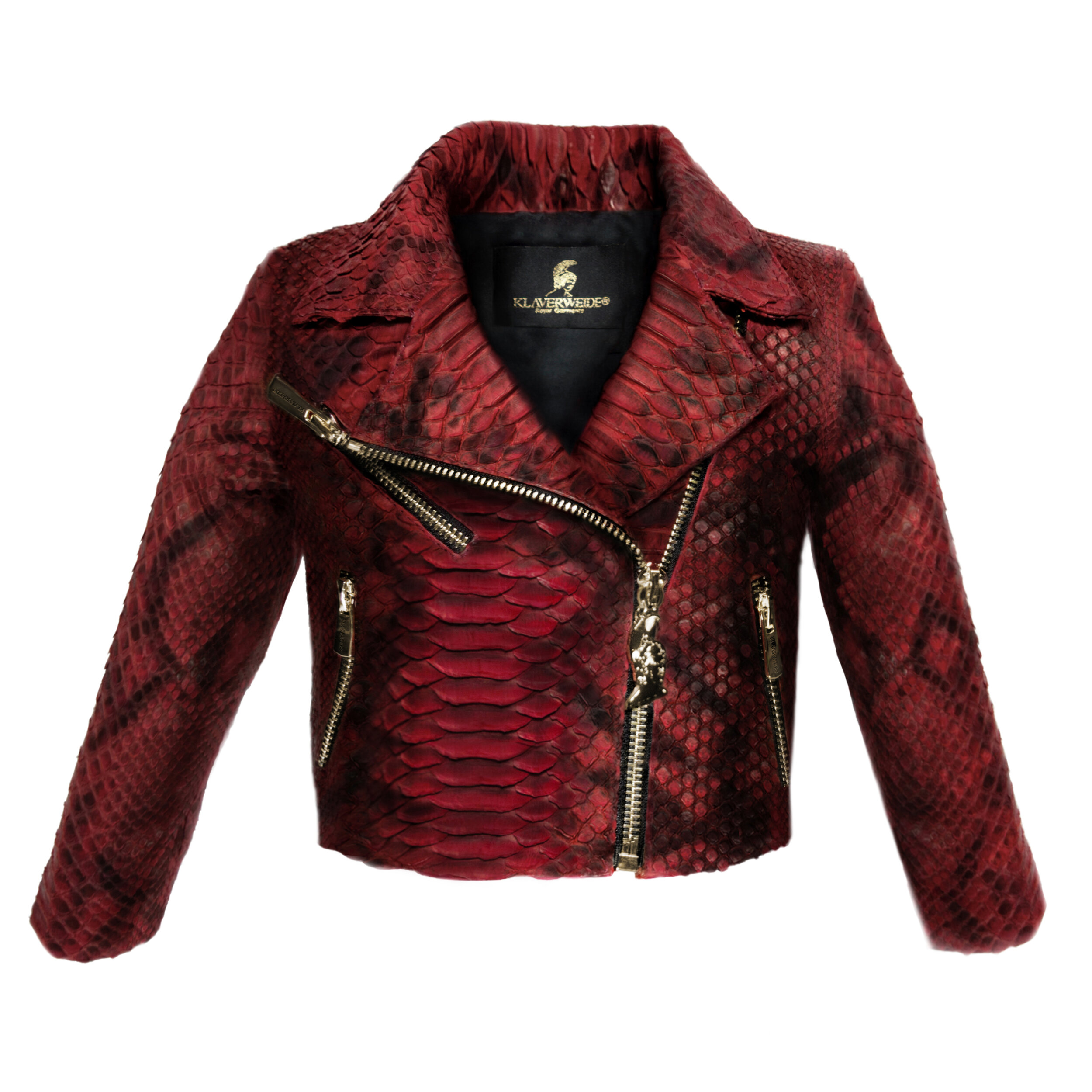 Klaverweide_Baby_biker_jacket python natural Red Front 1 777 .jpg