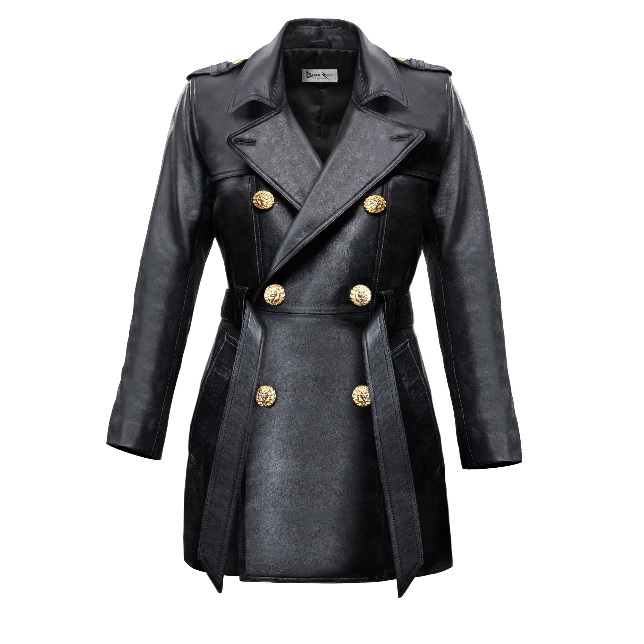 Klaverweide Black Zeus Trenchcoat lambskin Black Men 11 .jpg