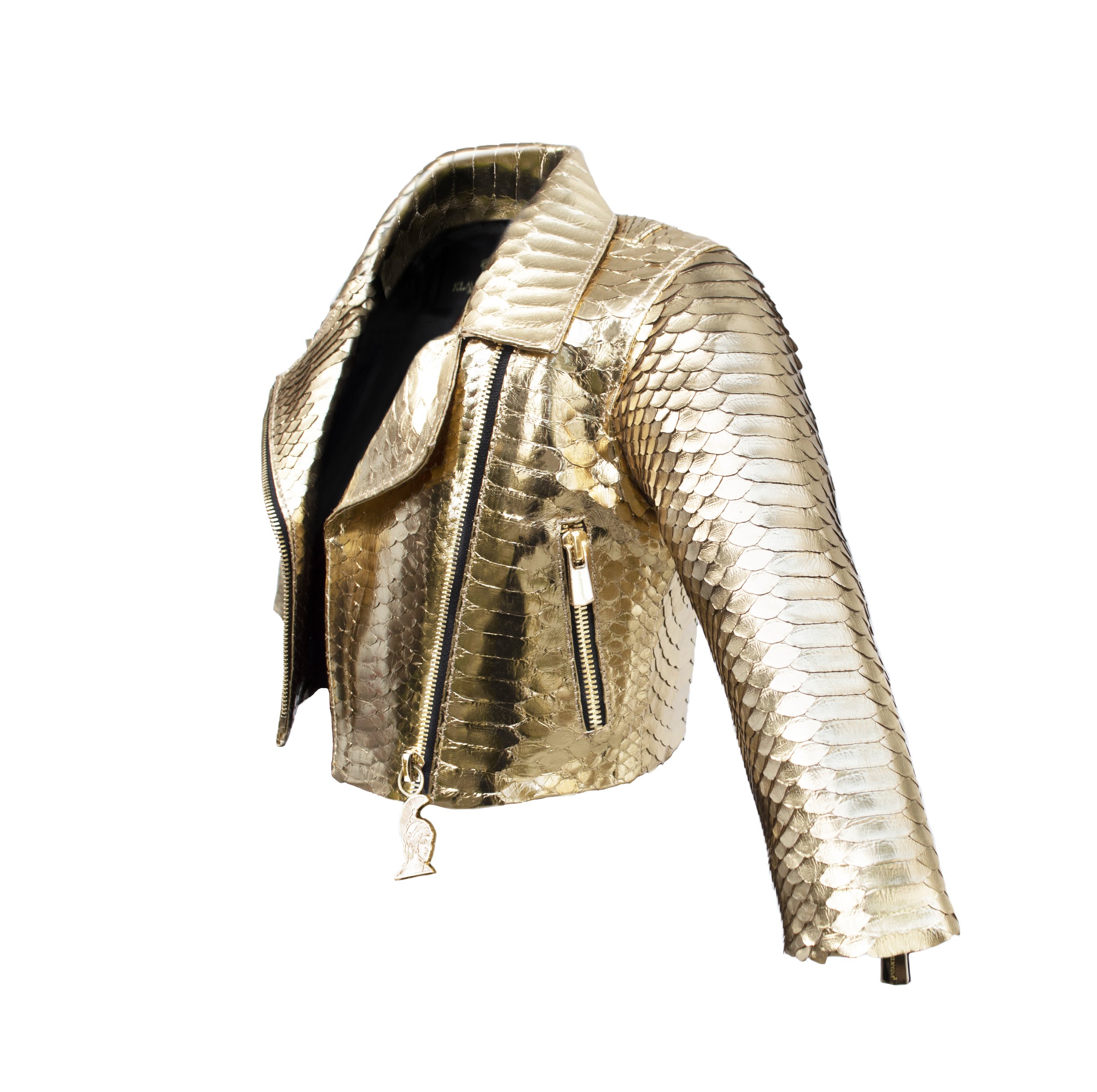 Klaverweide Baby Biker Jacket Golden Python 2.jpg