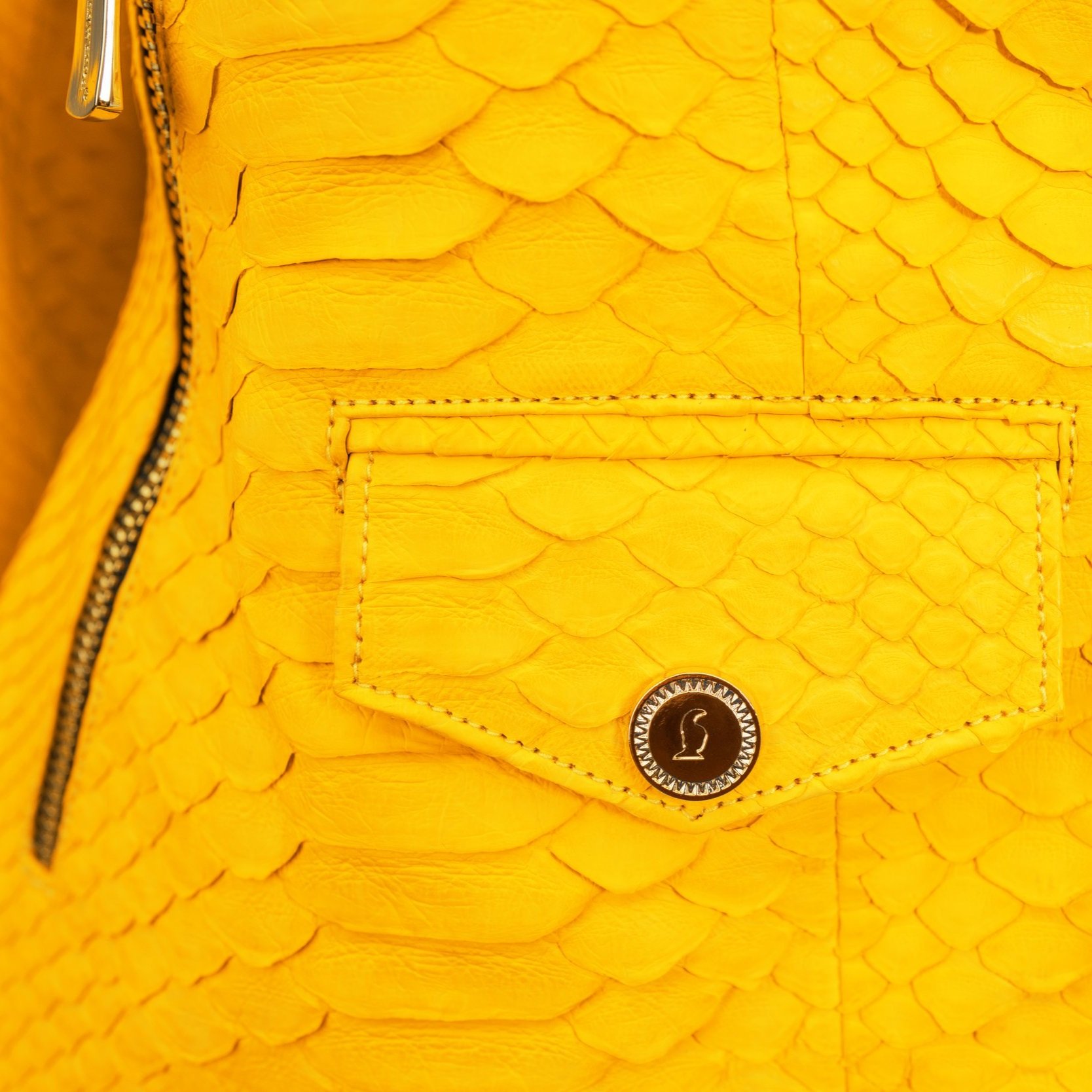 Klaverweide+Biker+jacket+Yellow+python+women+4.jpg