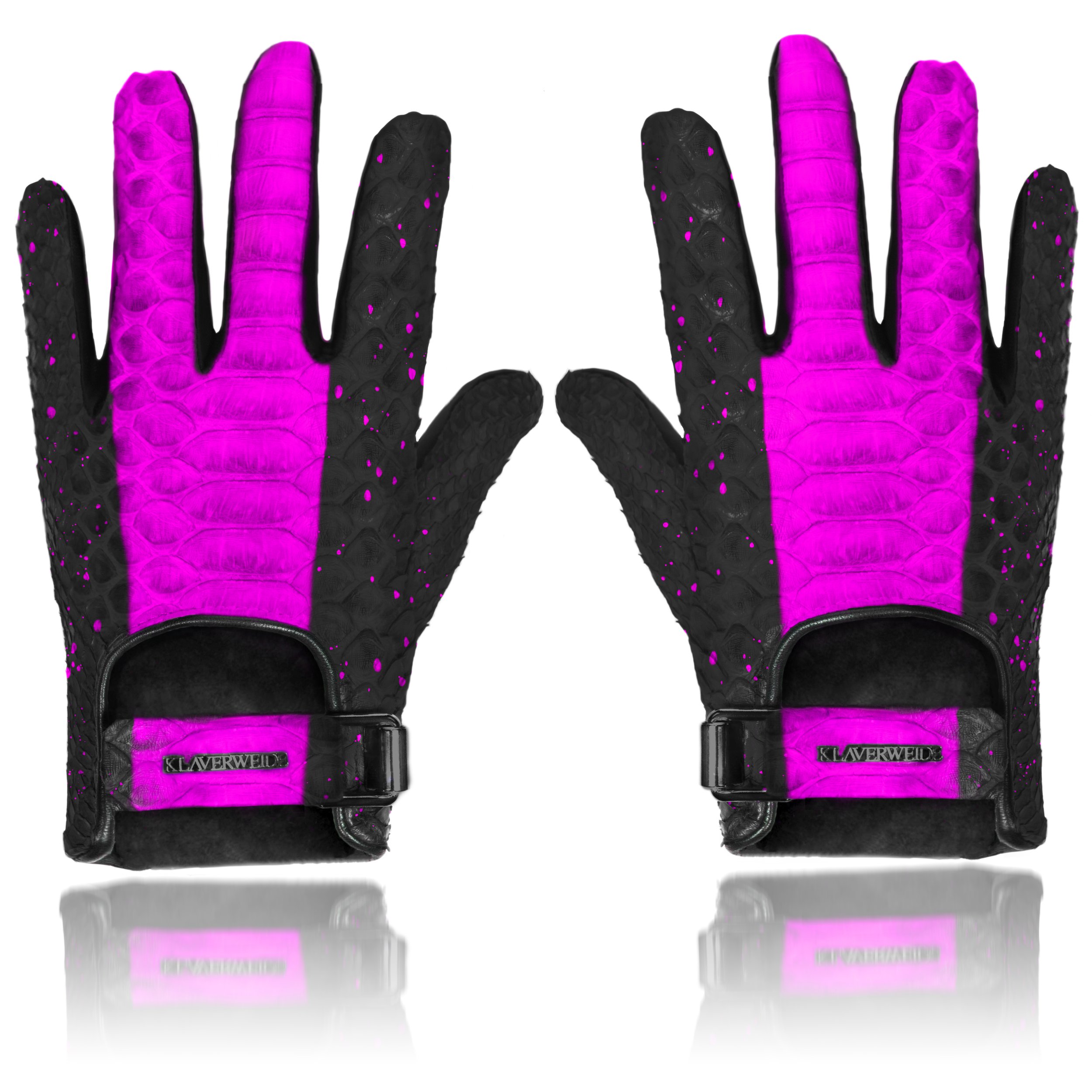 Pink Neon paint Klaverweide Driving gloves® .jpg