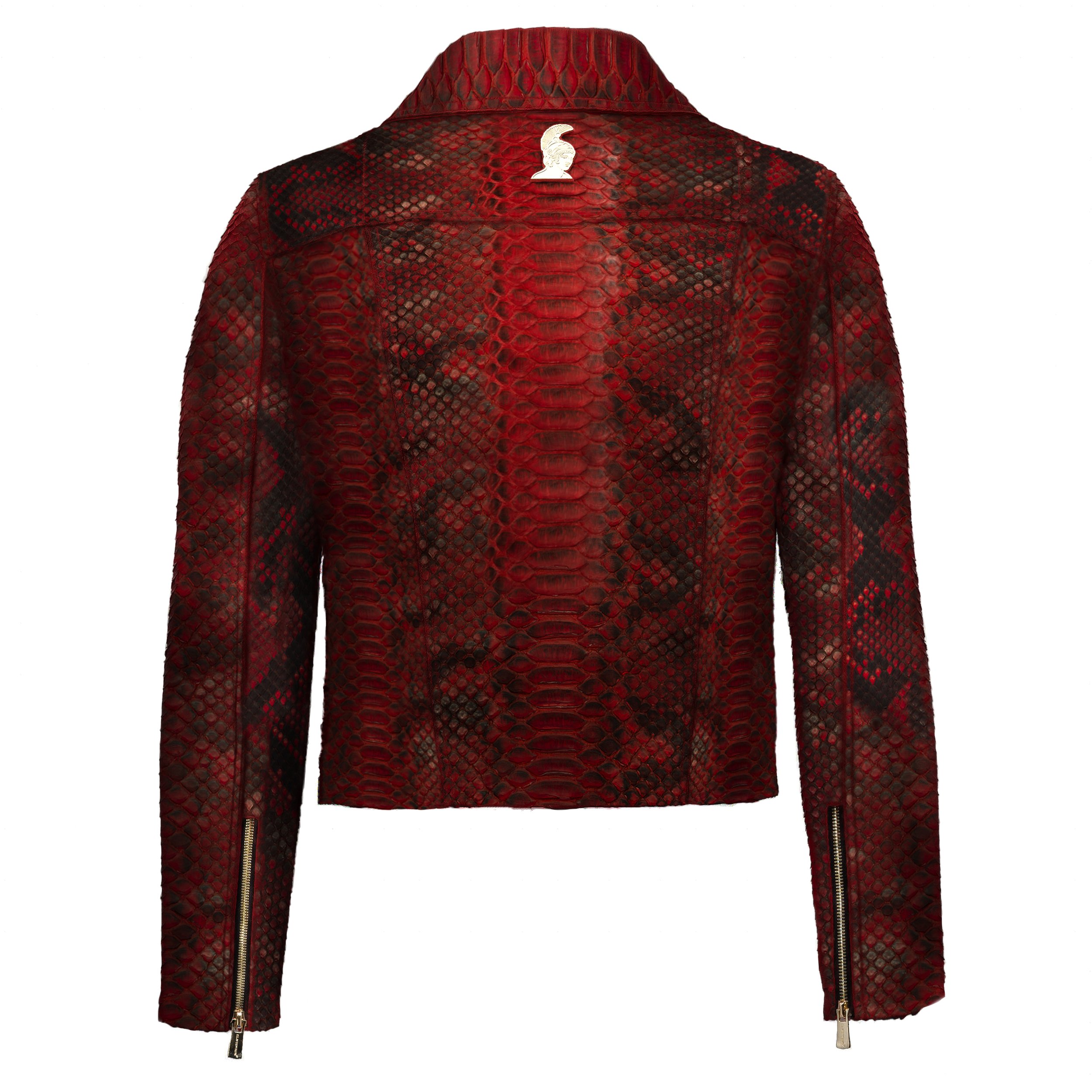 Natural Red Python biker jacket Klaverweide men 3333 .jpg