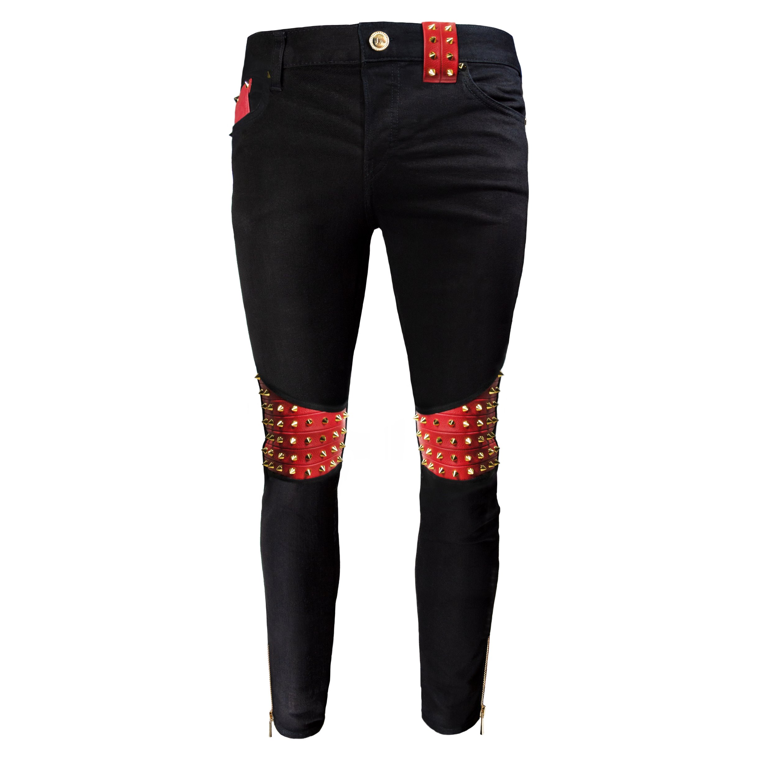 Klaverweide men Spiked Red Gold Jeans 111.jpg