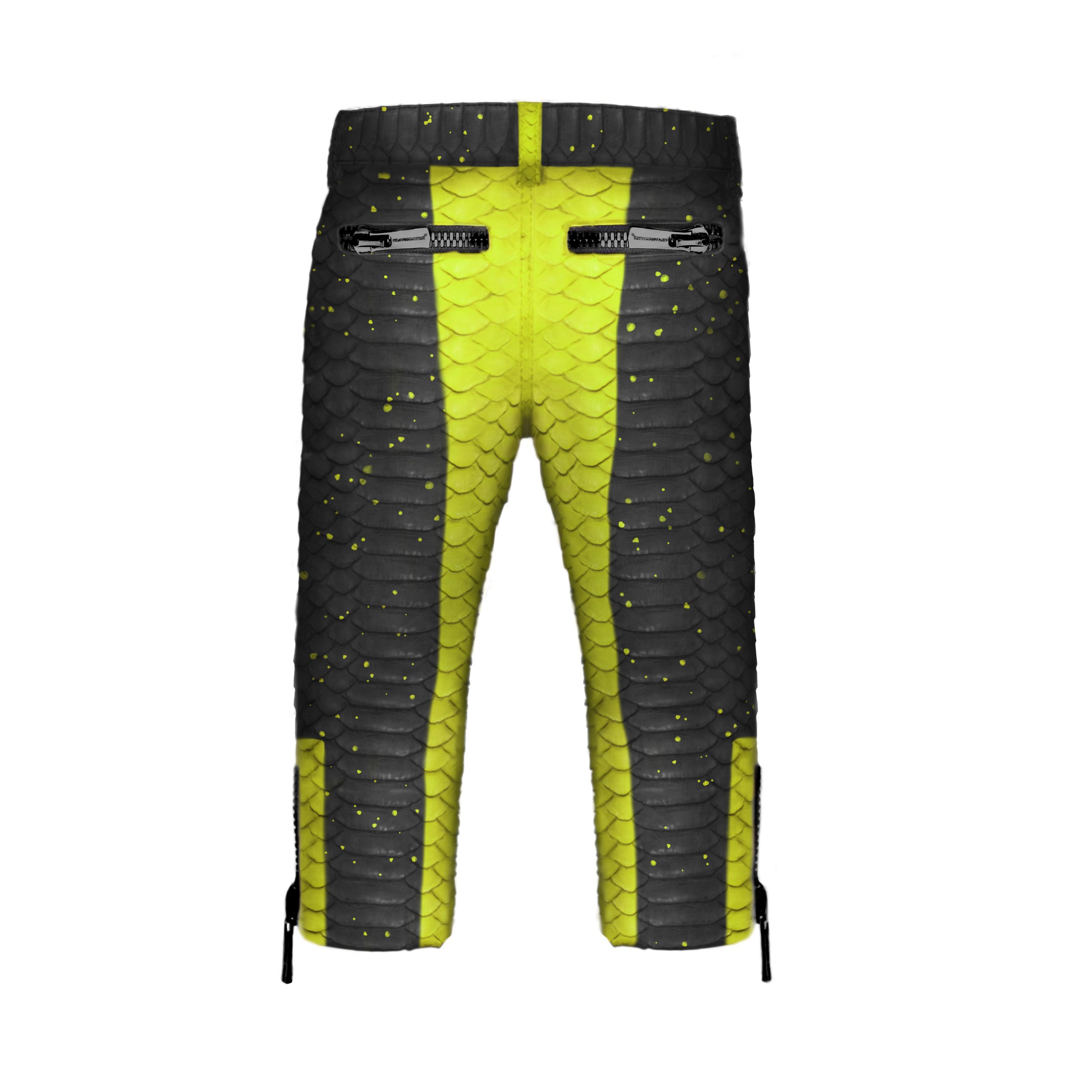 Klaverweide Baby Biker Pants Neon paint lime Python Catalog333.jpg