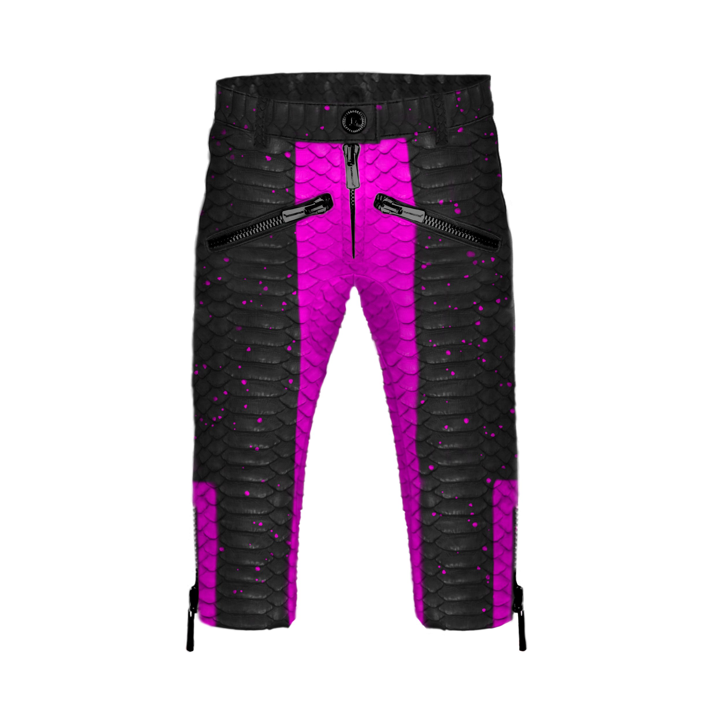 Klaverweide Baby biker pants Neon Pink Paint Python 1-Recovered.jpg