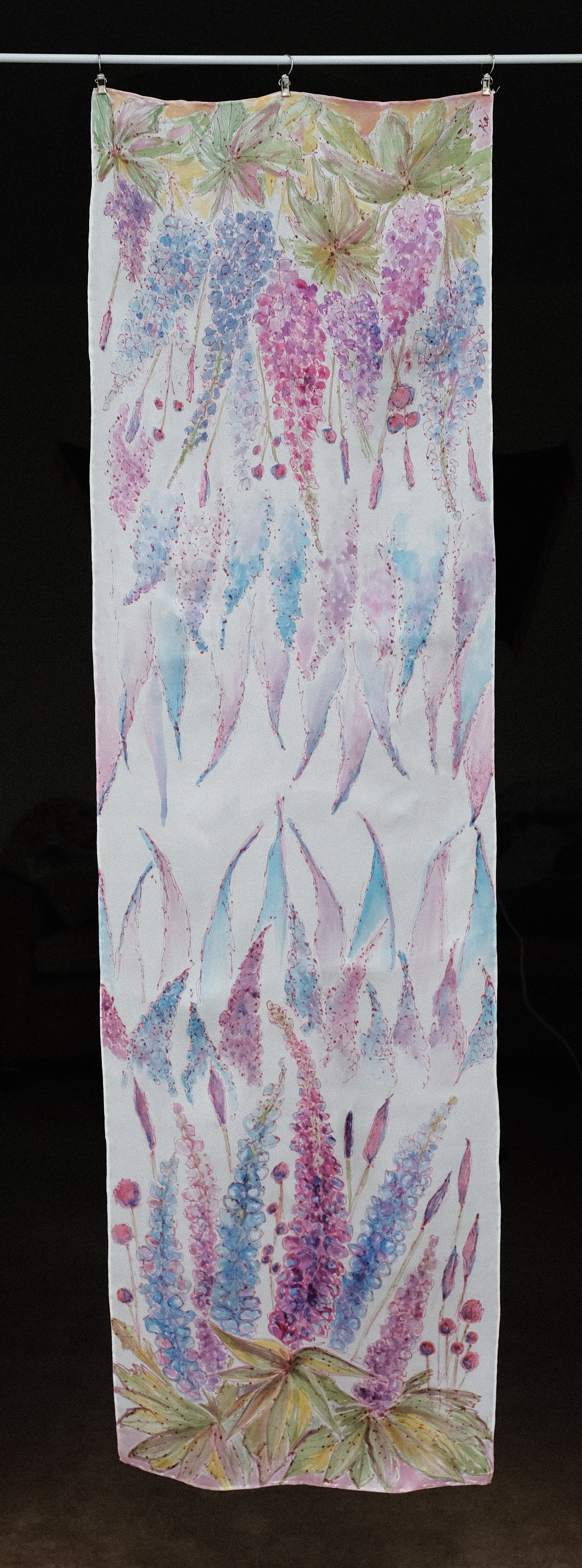 lupins, 150cm x 45cm