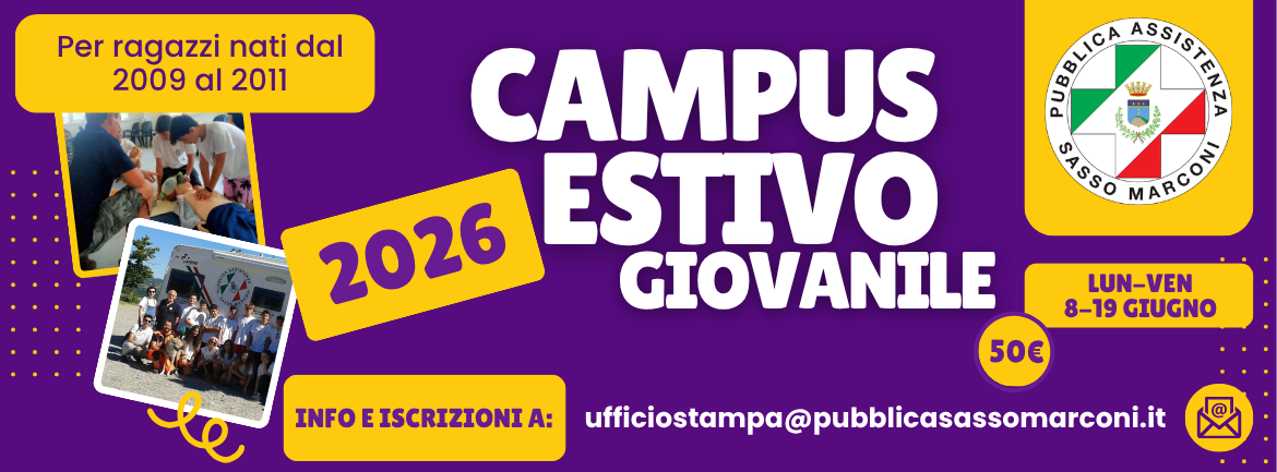 Campus estivo Sasso Marconi 2026