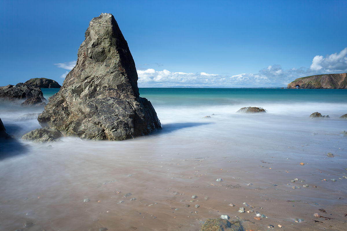 Kilfarassy beach on the Copper coast in Waterford