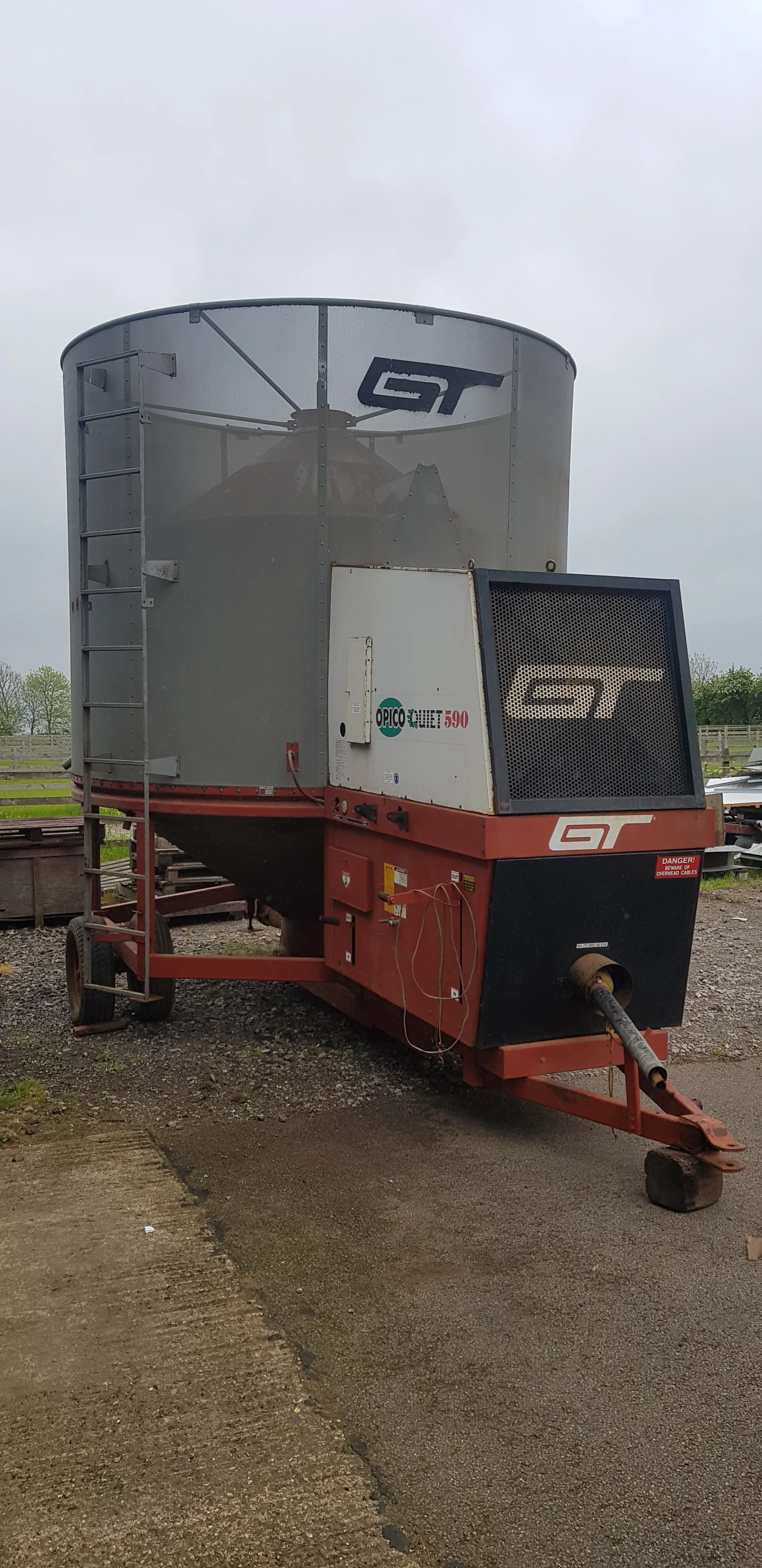Opico 590 QF 12T Mobile Grain Dryer