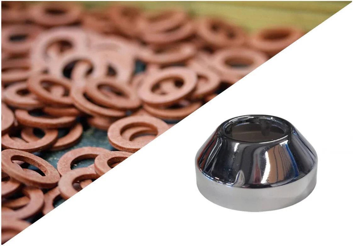 Fiberpakninger og dekkskiver