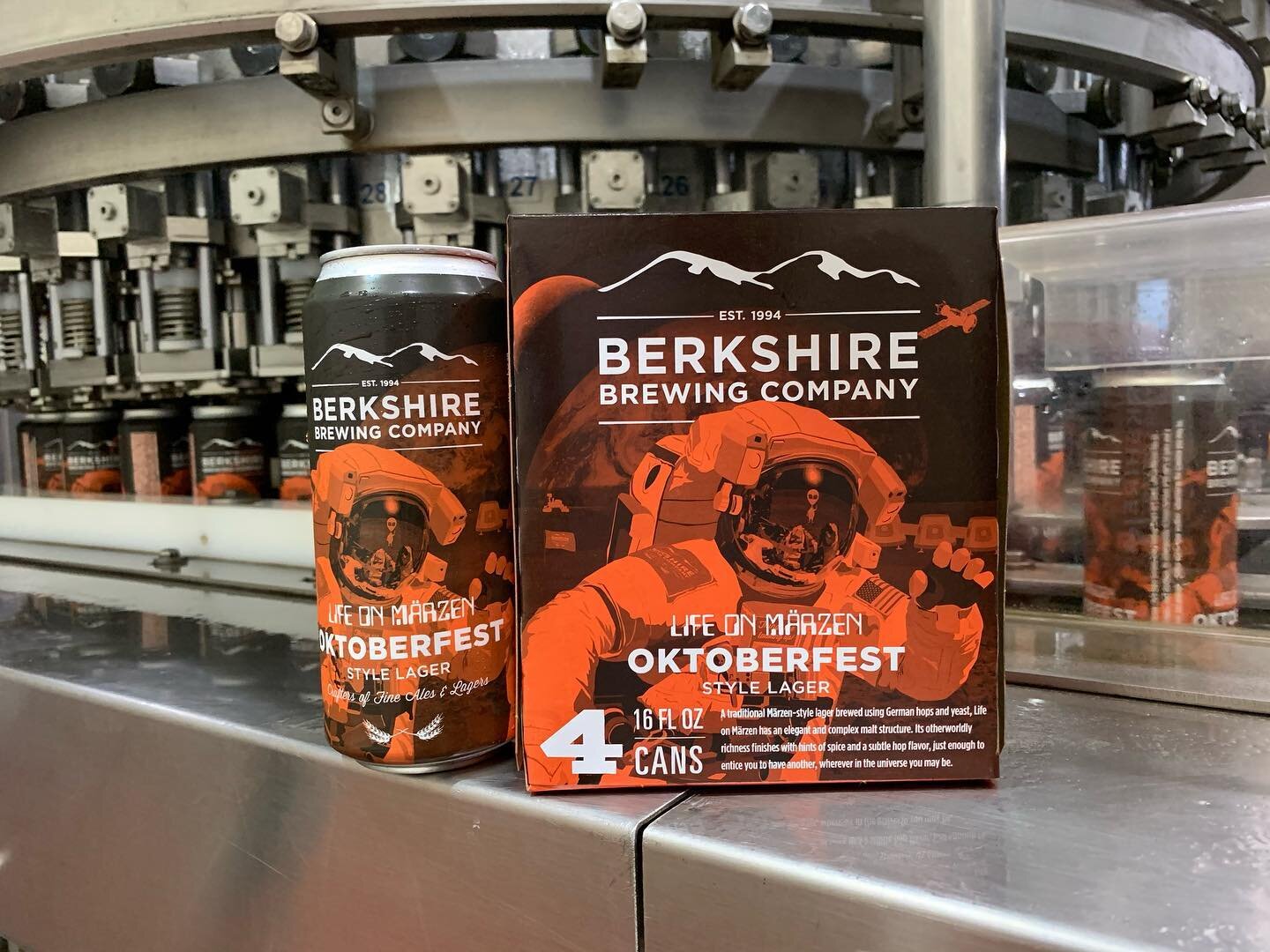 Life on M&auml;rzen Oktoberfest was packaged into 16oz 4pks yesterday! It will begin rolling out this week and we&rsquo;ll have it available at the Beer Garden when we open on Thursday at 3pm, both on draft as well as for curbside pickup! 
.
.
.
#Jus