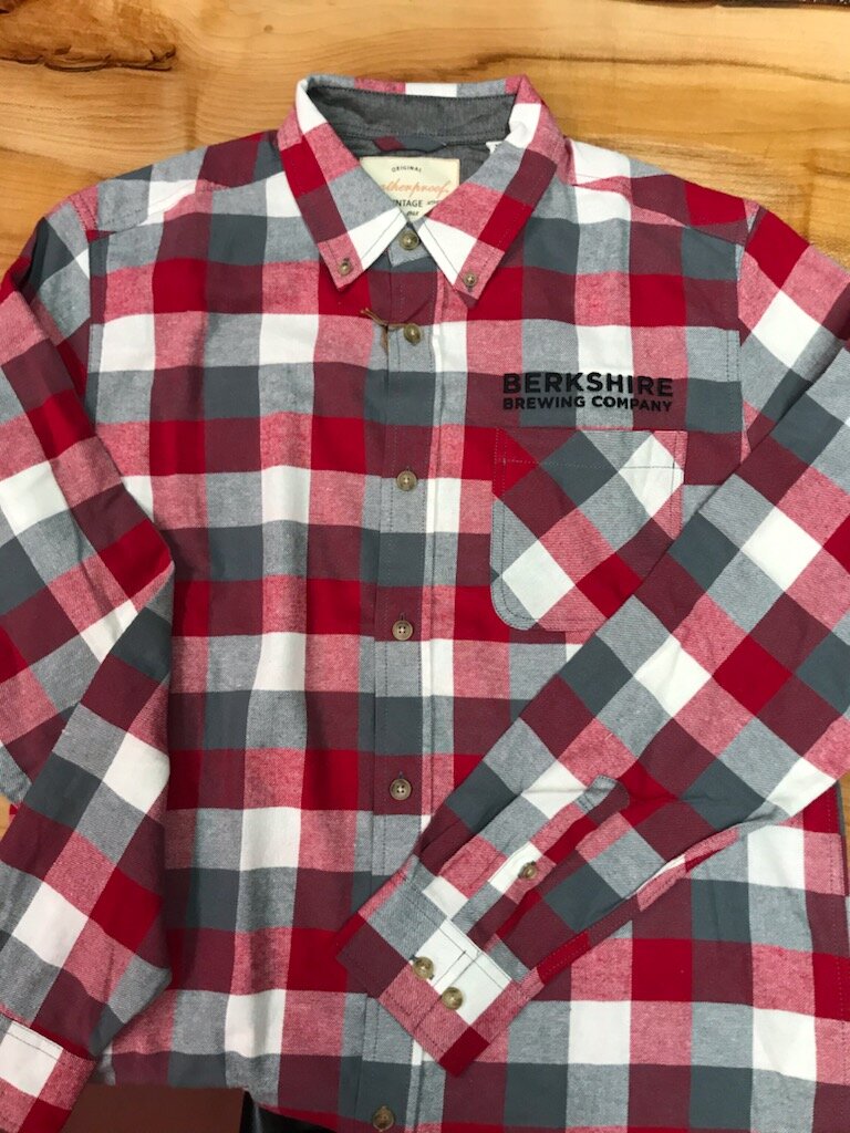 Vil have blåhval Surichinmoi Men's Gray and Red Flannel — Berkshire Brewing Company