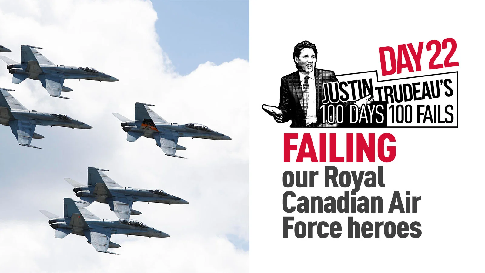 79. He's failing our Royal Canadian Air Force heroes