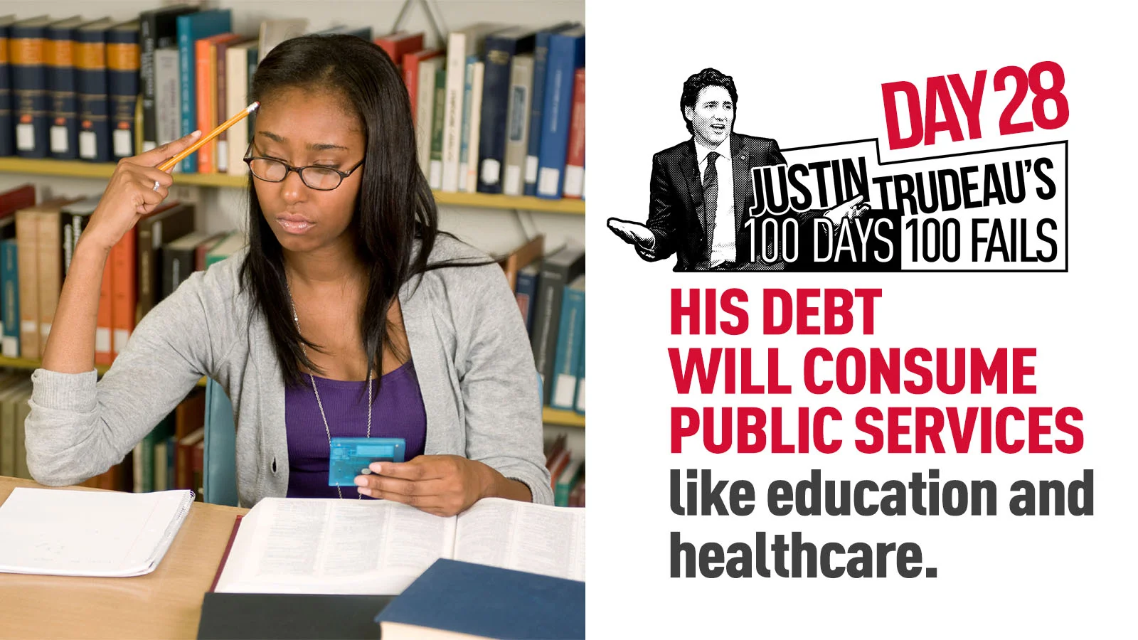 73. His debt will consumer public services like education and healthcare