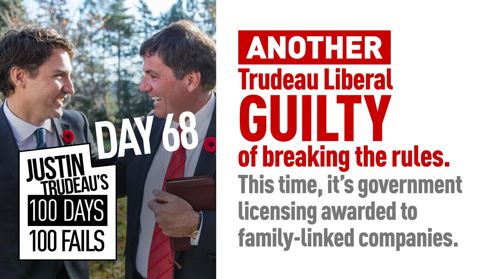 33. Another Trudeau Liberal is guilty of breaking the rules