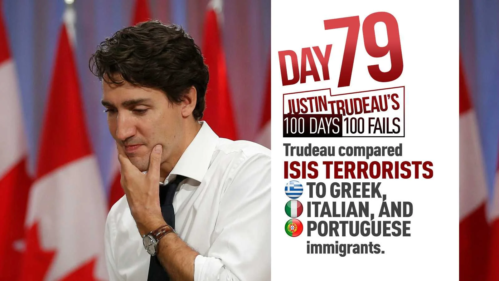 22. He compared ISIS terrorists to law-abiding, hard-working immigrants