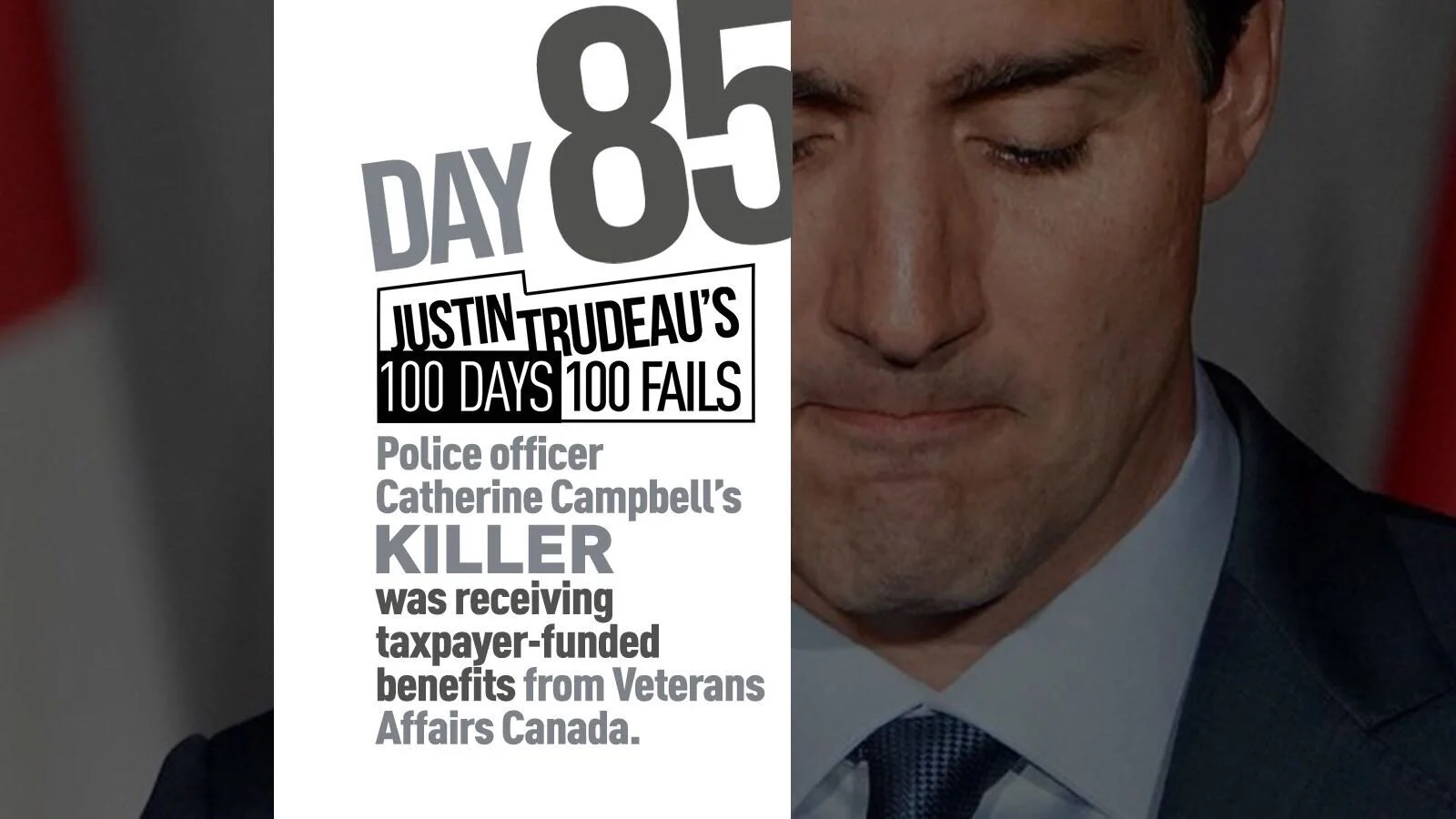 16. A murderer was receiving taxpayer-funded benefits from Veterans Affairs Canada