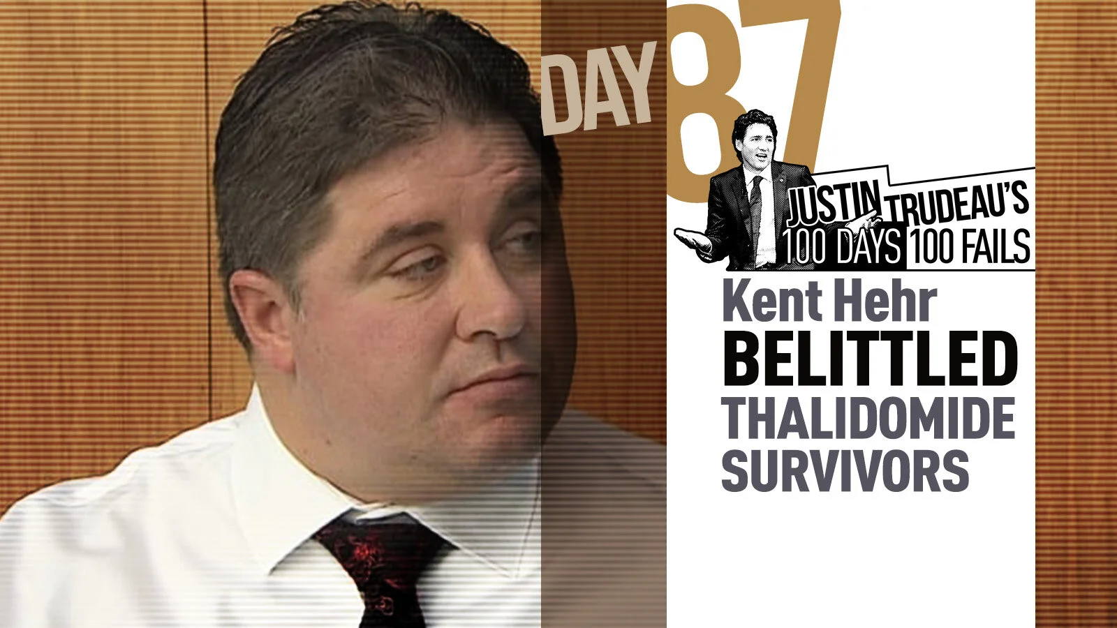 14. A Liberal Minister belittled thalidomide survivors
