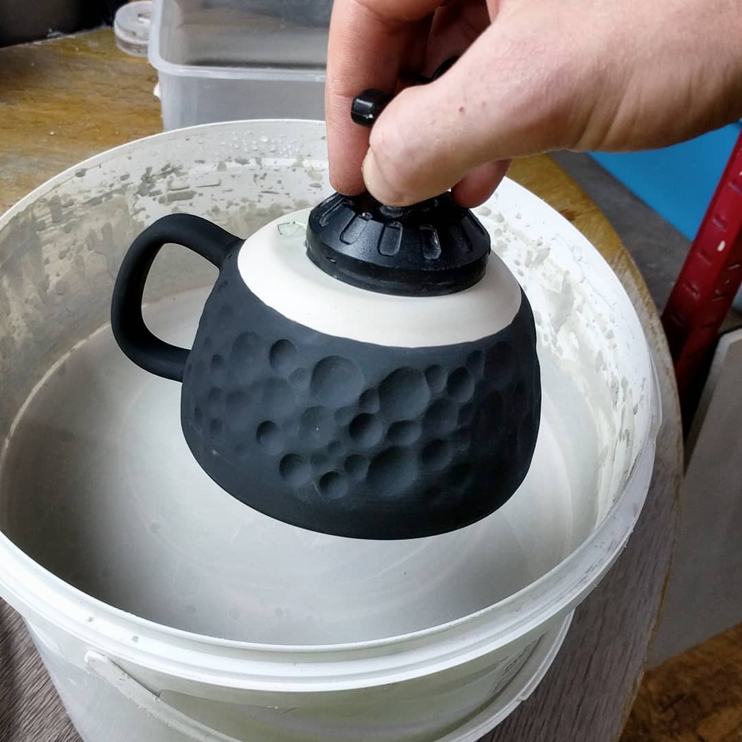 Help with underglaze transfers + clear glaze : r/Ceramics