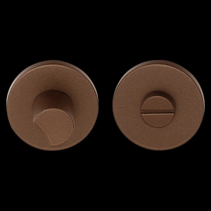 Rosaces pour salle de bains et WC ECLIPSE  acier inoxydable brun