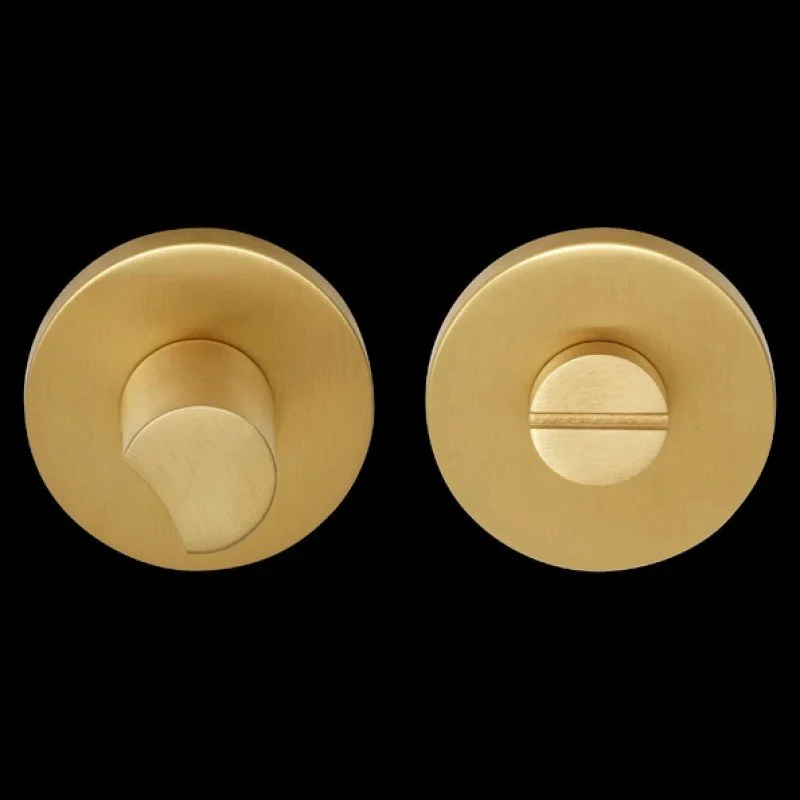Rosaces pour salle de bains et WC ECLIPSE   couleur or