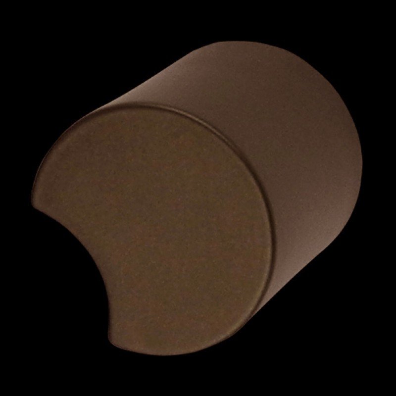 Bouton de porte ECLIPSE  acier inoxydable brun