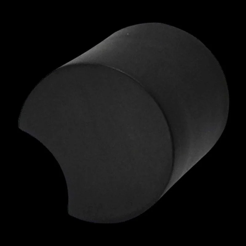 Bouton de porte ECLIPSE  noir revêtement dur