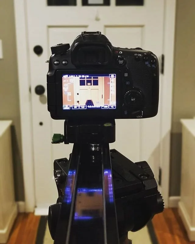 And... Action. 🎬
.
We're officially back at it. I'm spending tonight putting together our #Indiegogo video pitch for @knockindiefilm. The best part of having a new house? Free set!
.
Knock's crowdfunding campaign launches this Wednesday (March 4th).