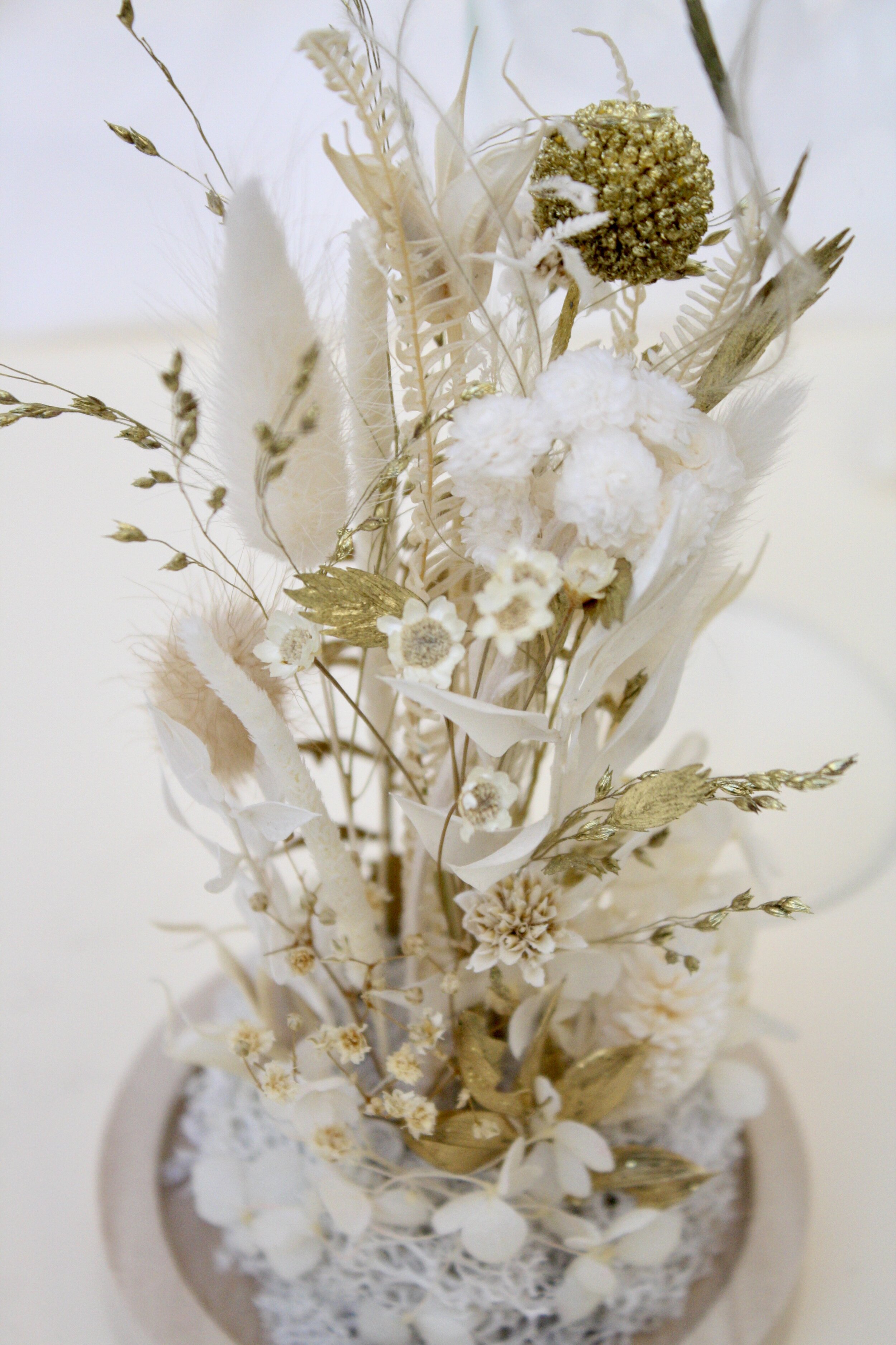 cloche florale sparkle or 2
