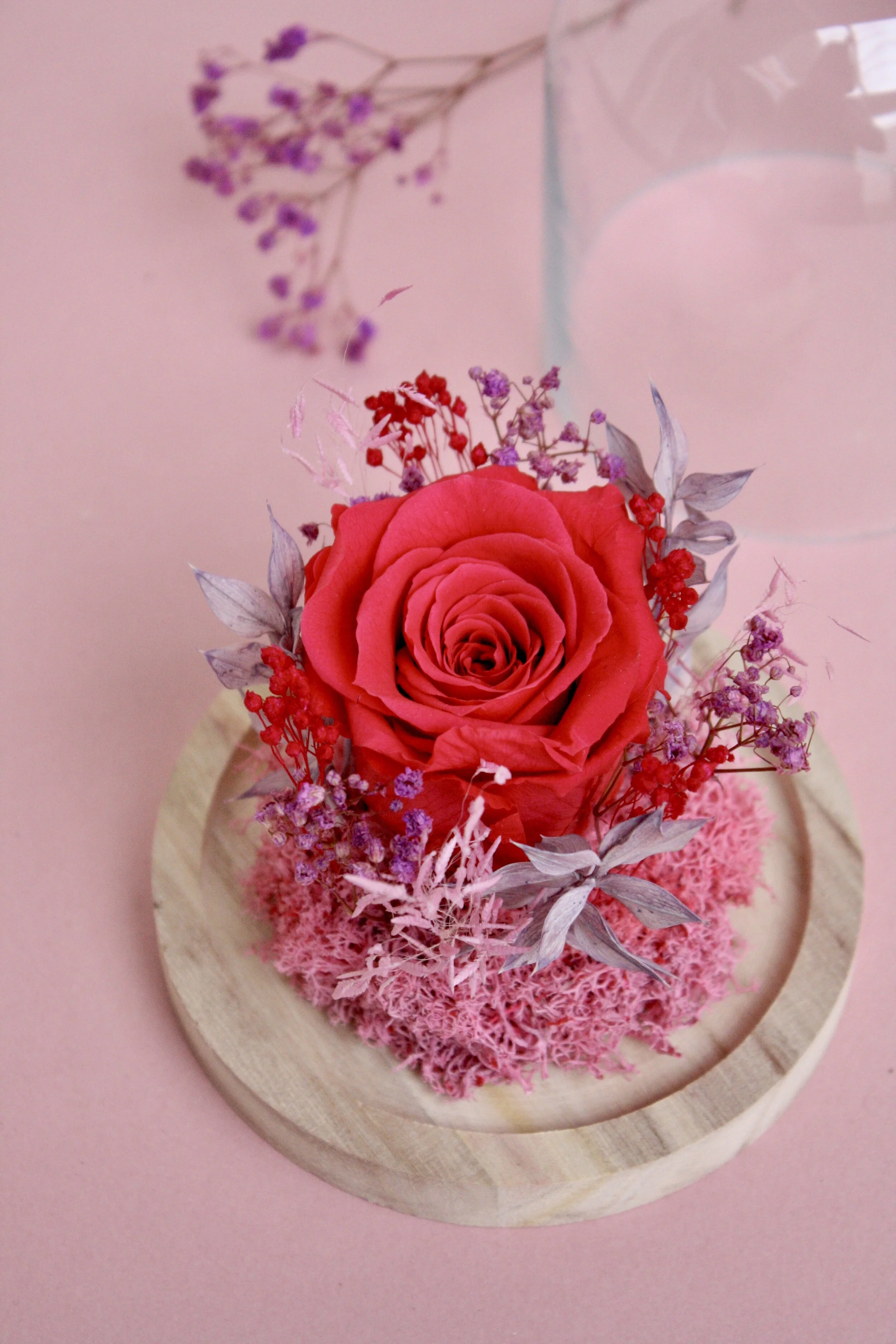 Cloche rose éternelle