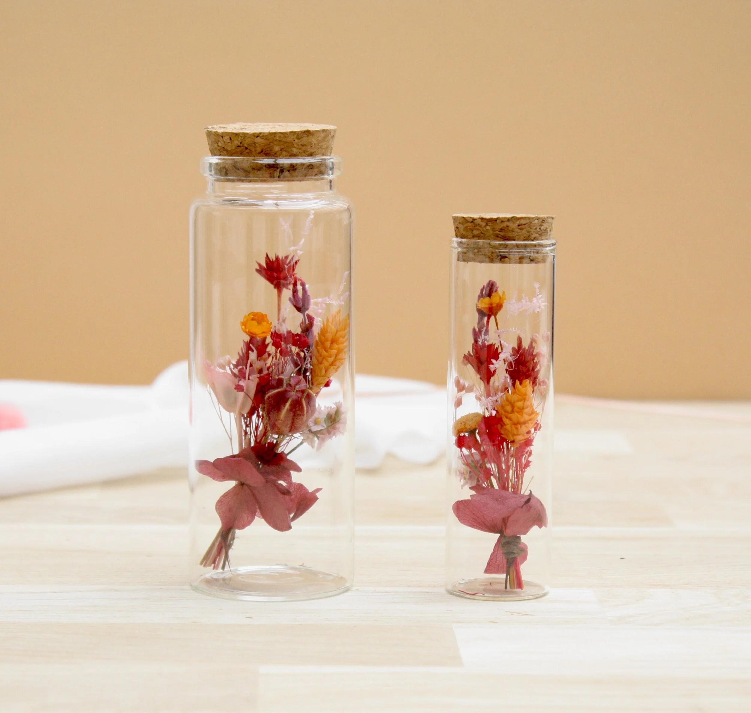 Fiole de fleurs Ruby Orange