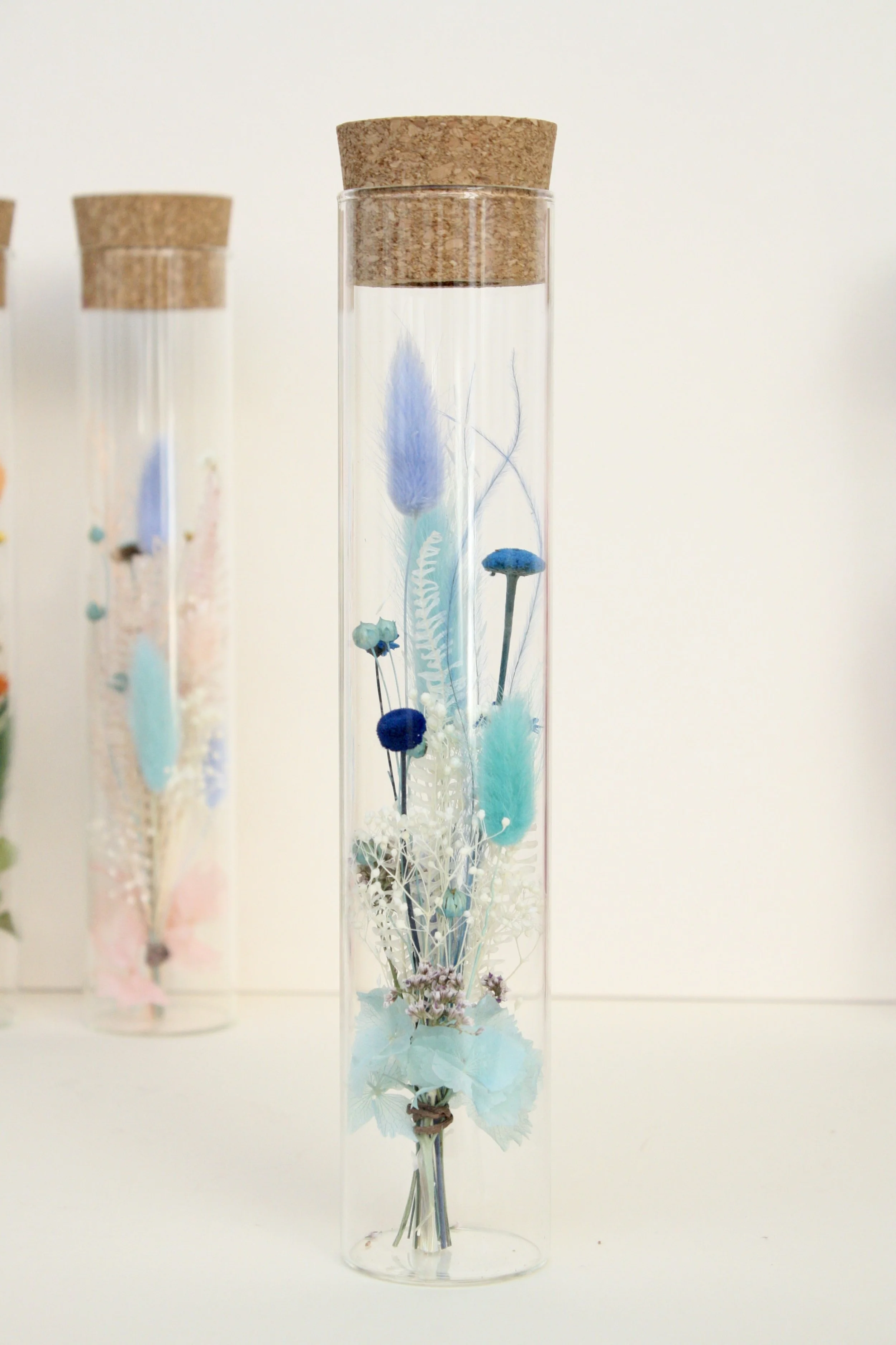 fiole fleurs sechees grande taille