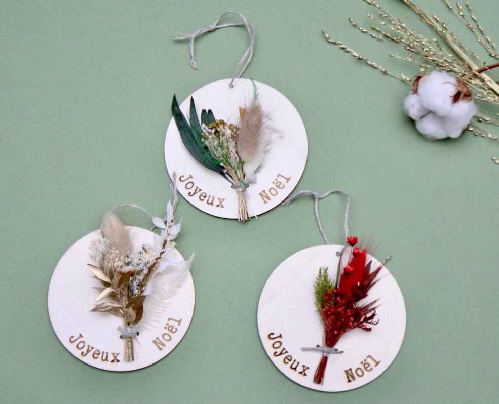 Décoration de noël en bois