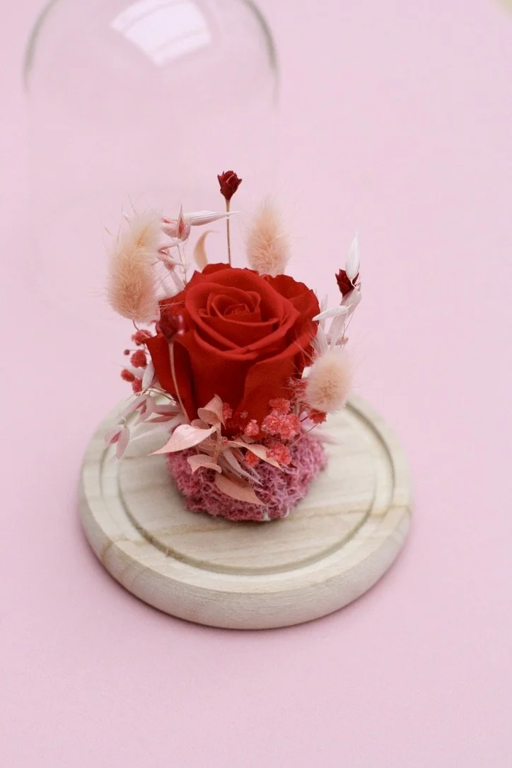 Cloche rose éternelle