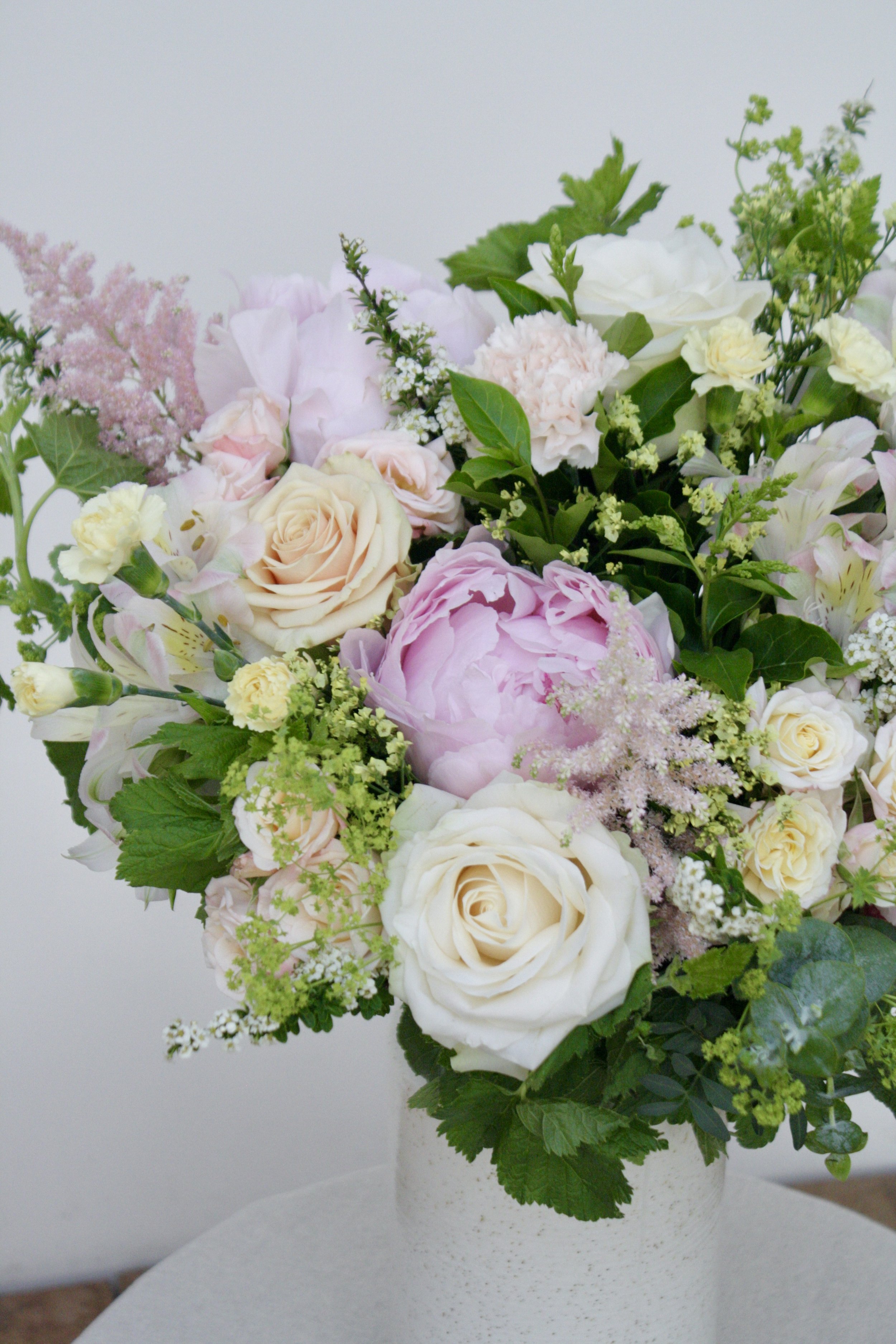 bouquet fête des mères livraison pivoine rose jaune
