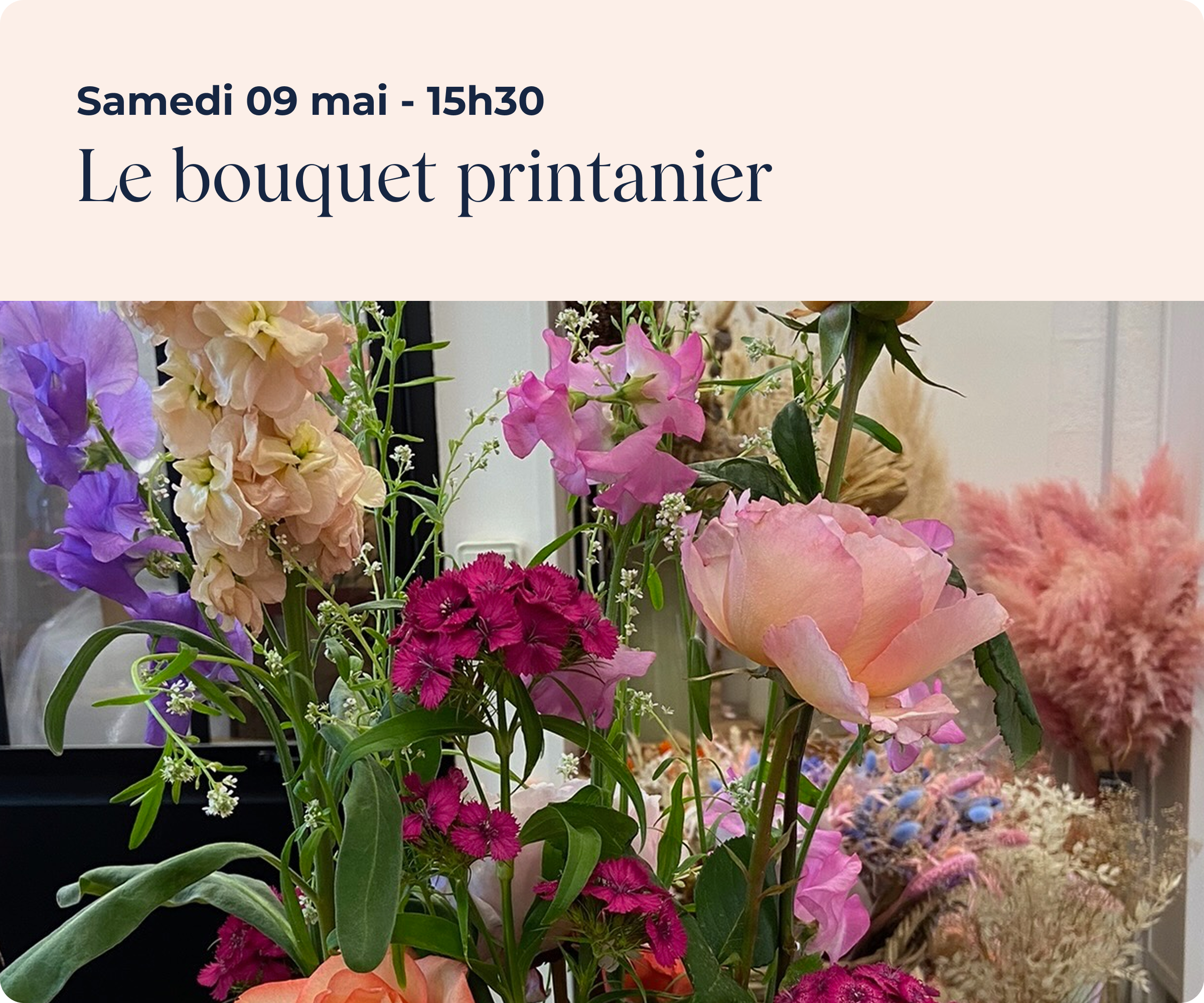 Atelier floral, Val d'Europe