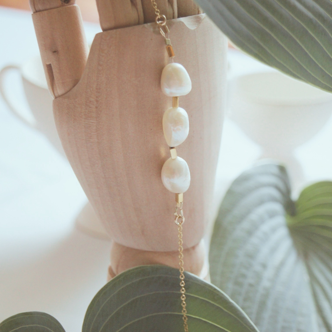Bracelet perles de culture d'eau douce - Élégance intemporelle