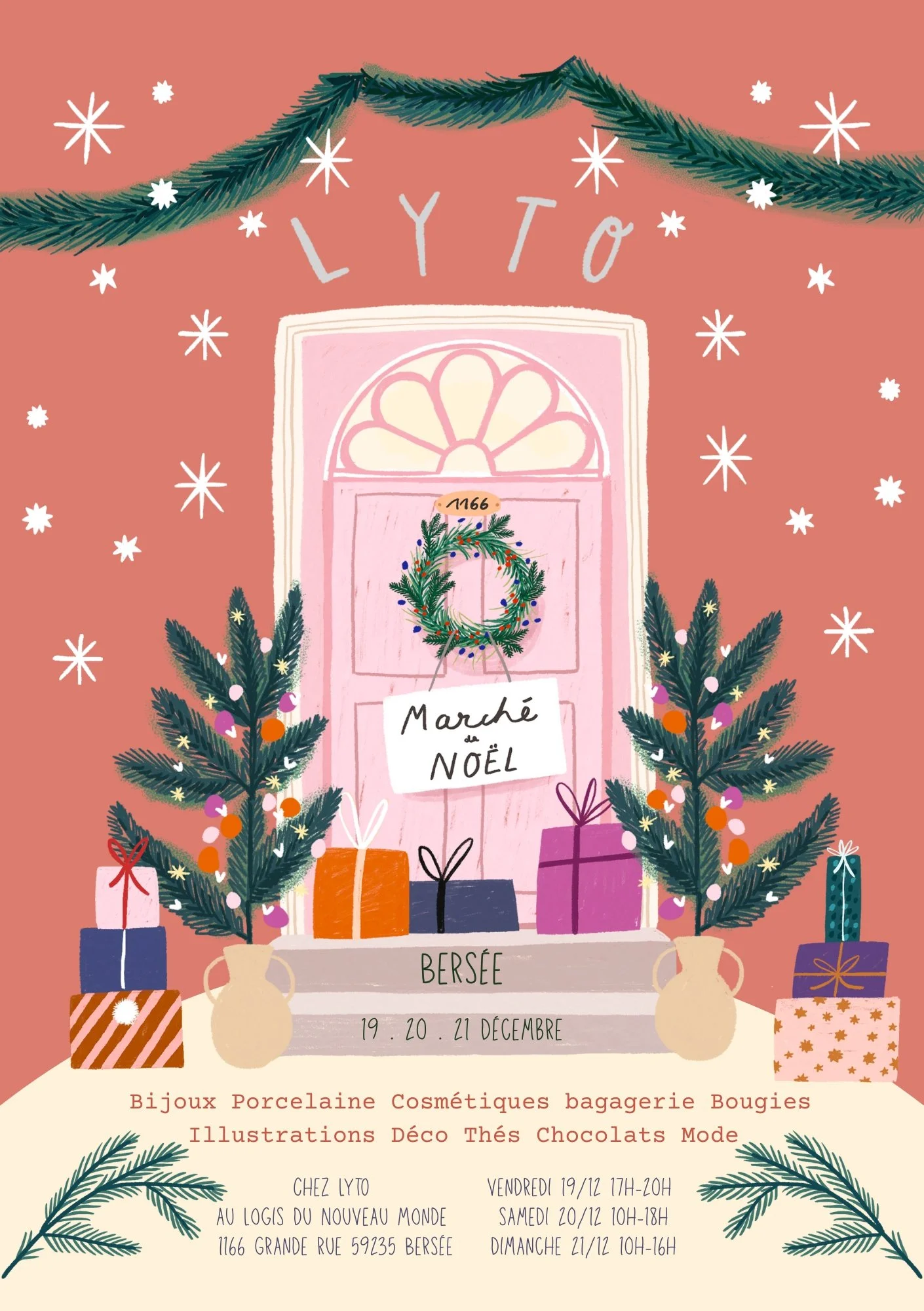 Marché de Noël chez LYTO au Logis du Nouveau Monde à Bersée 